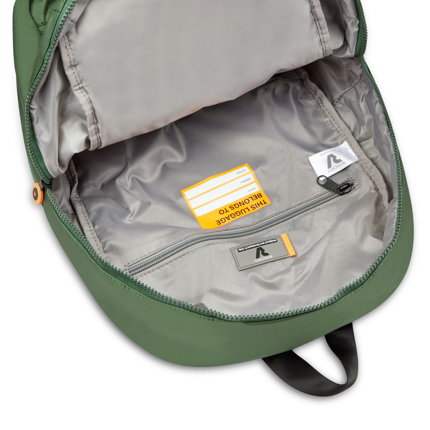 Roncato Compact Neon Mini Rucksack Carry-On Militar Green