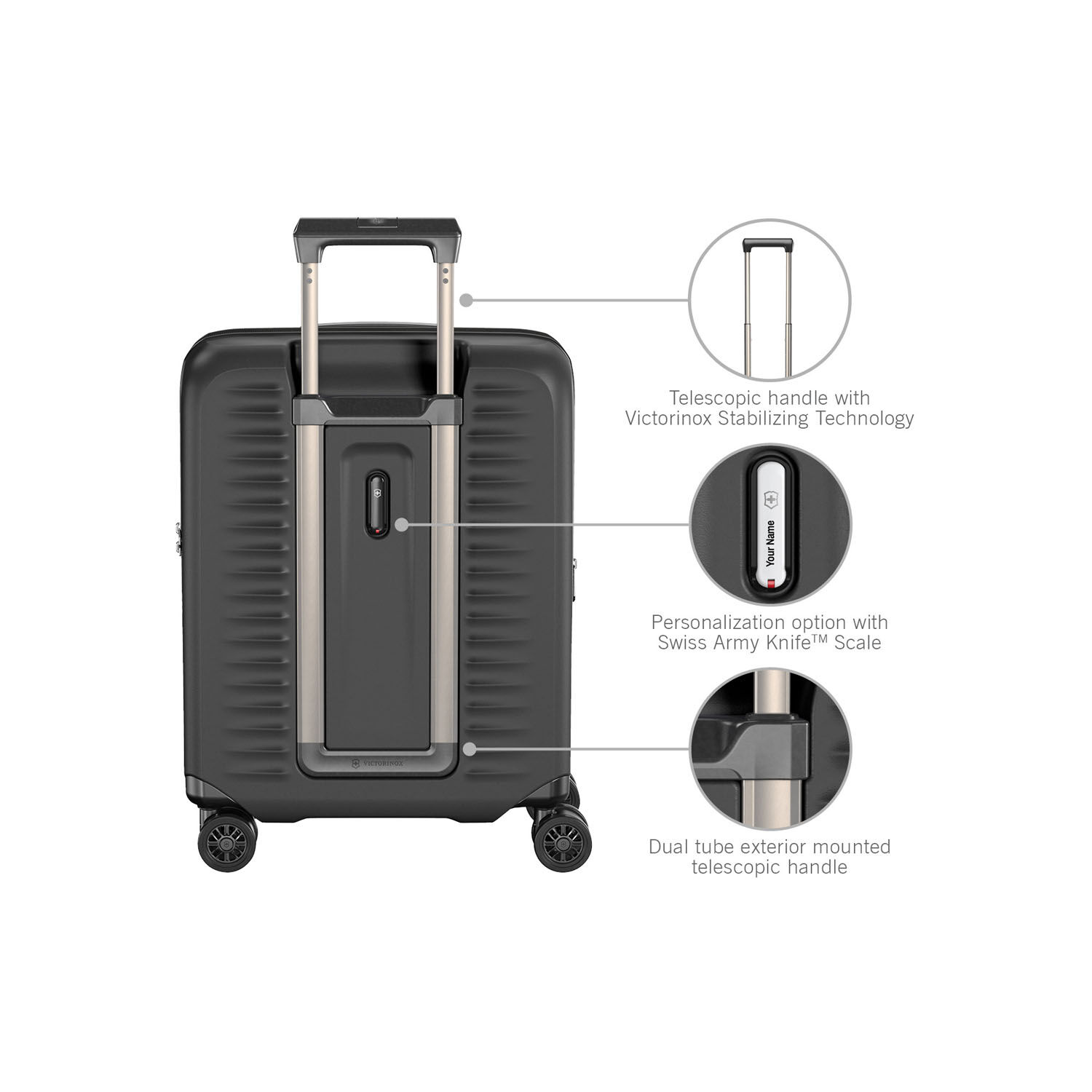 Victorinox Airox Advanced Global Carry-On Schwarz