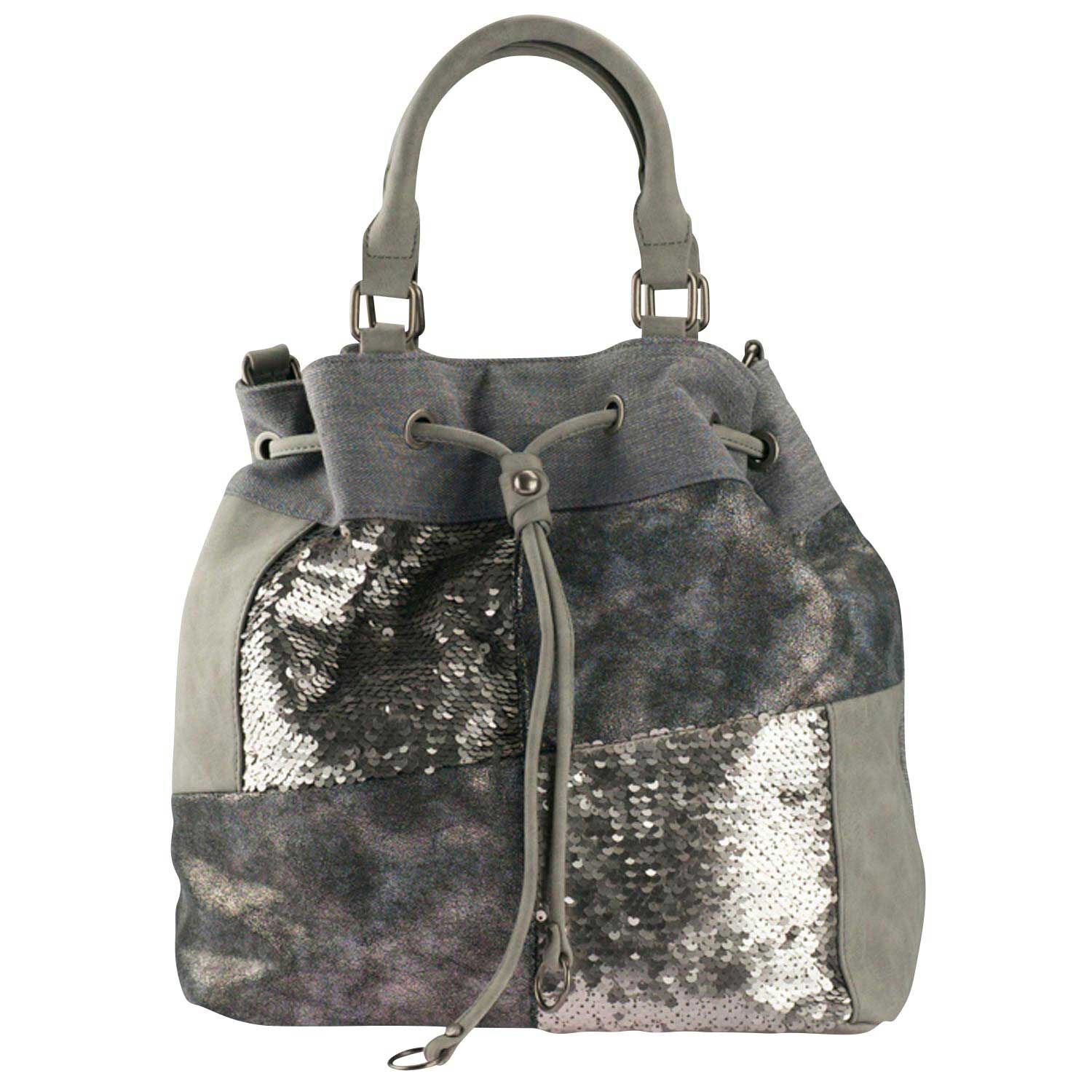 Louiz & Lou Light Up Beuteltasche Silver Louiz & Lou Light Up Beuteltasche Silver