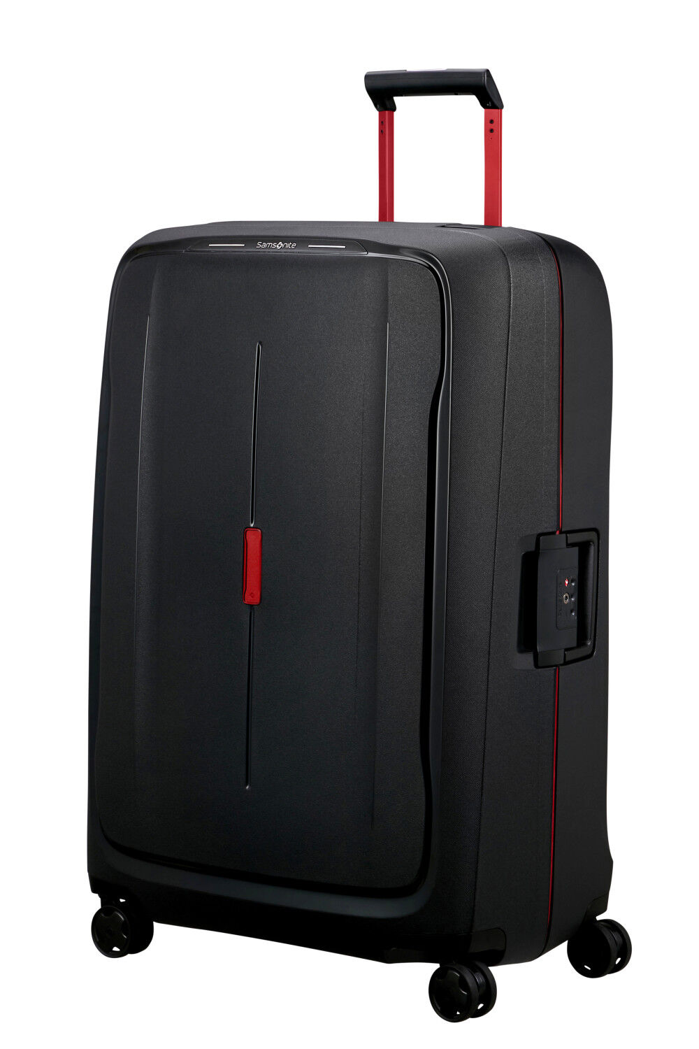 Samsonite Essens Trolley mit 4 Rollen 81cm + GRATIS HOTELGUTSCHEIN Charcoal/Red Samsonite Essens Trolley mit 4 Rollen 81cm + GRATIS HOTELGUTSCHEIN Charcoal/Red