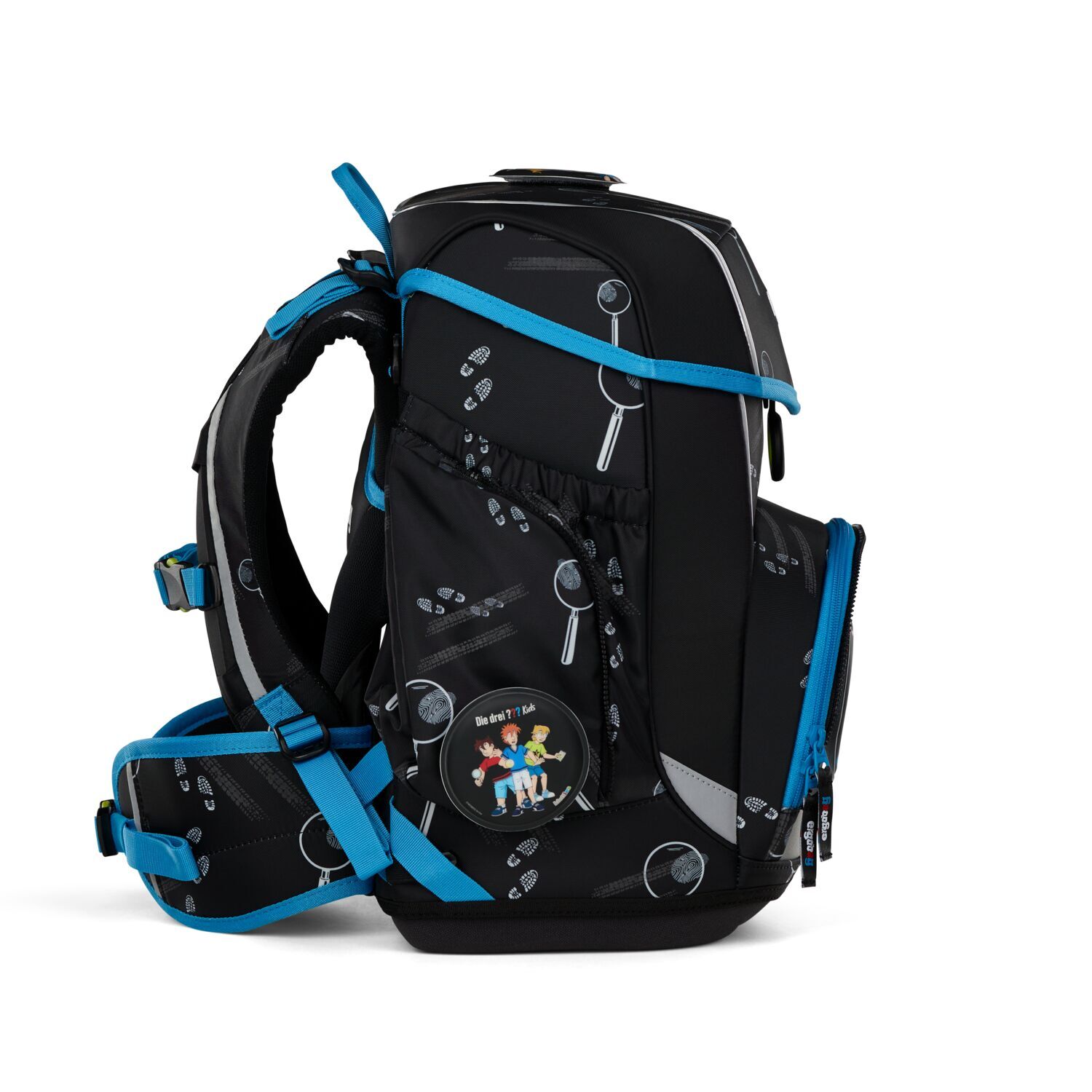 ergobag cubo Die drei Fragezeichen Edition Schulrucksack-Set, 5-tlg. 2025 Bärdektiv