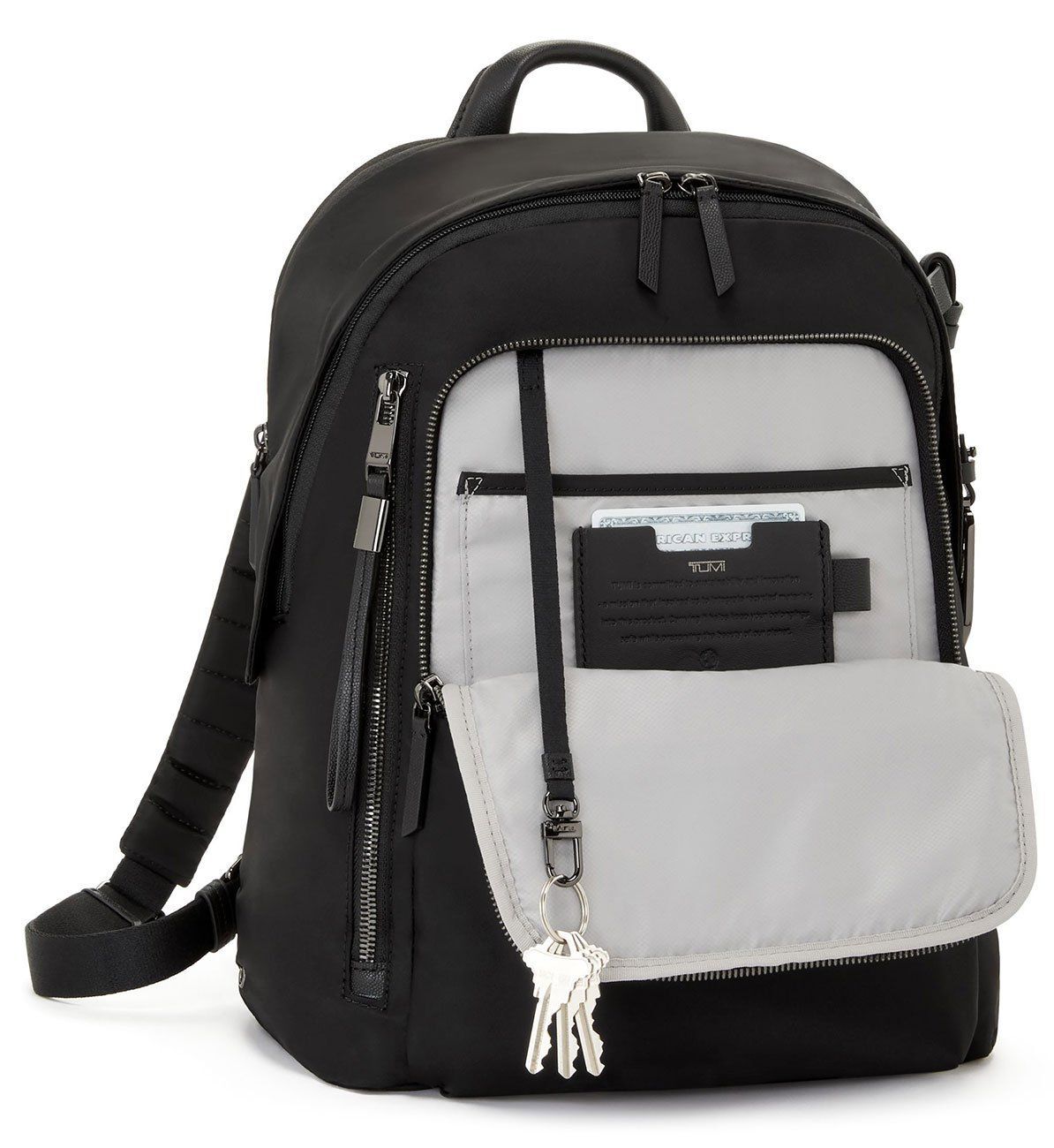 Tumi Voyageur Halsey Rucksack Black/Gunmetal
