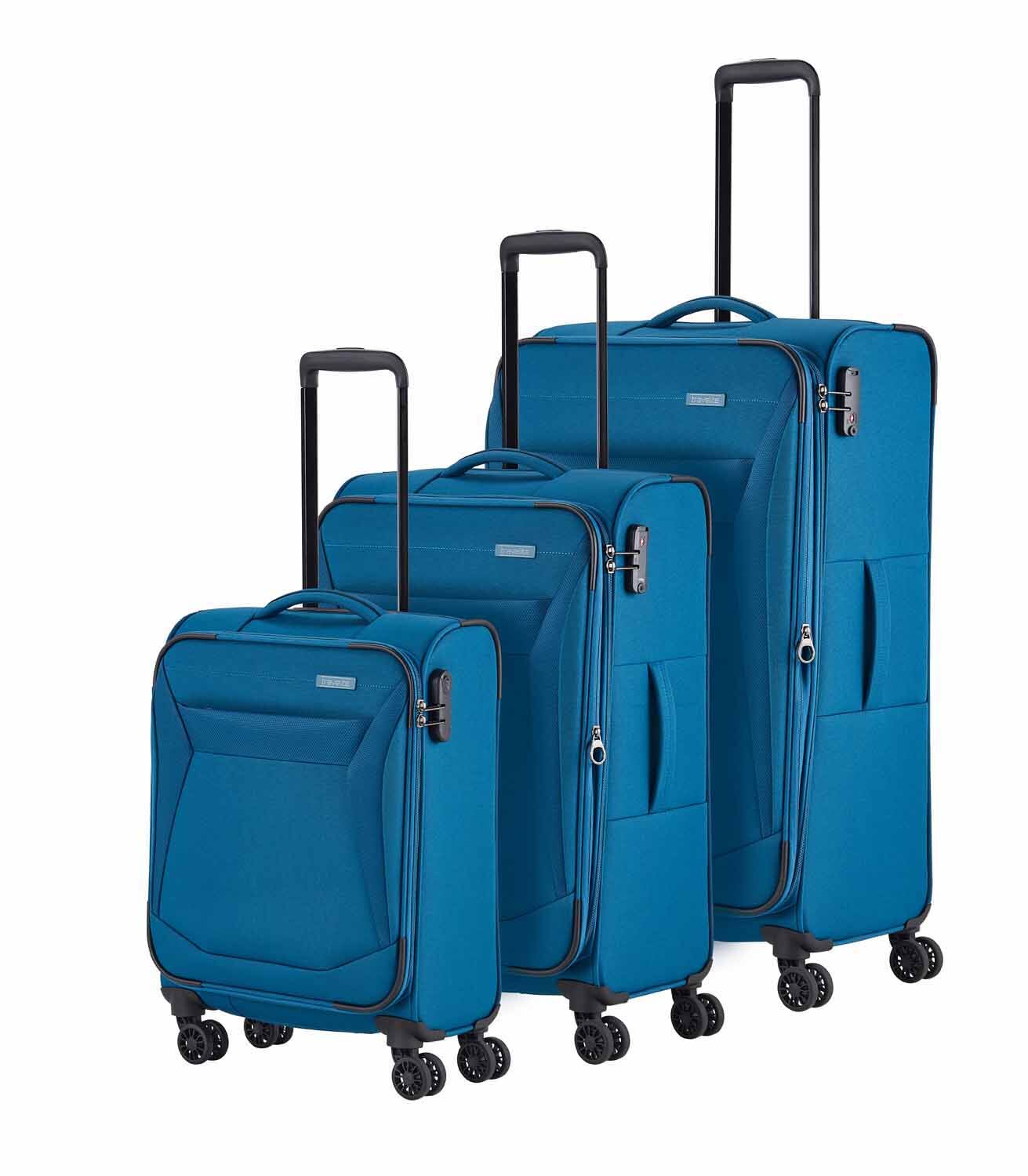 Travelite CHIOS 3-tlg. Koffer-Set L/M/S, 4w Petrol