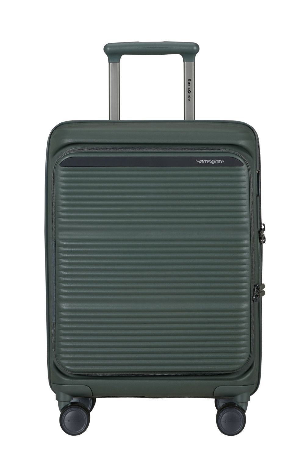 Samsonite Paralux Trolley mit 4 Rollen, S, erweiterbar olive