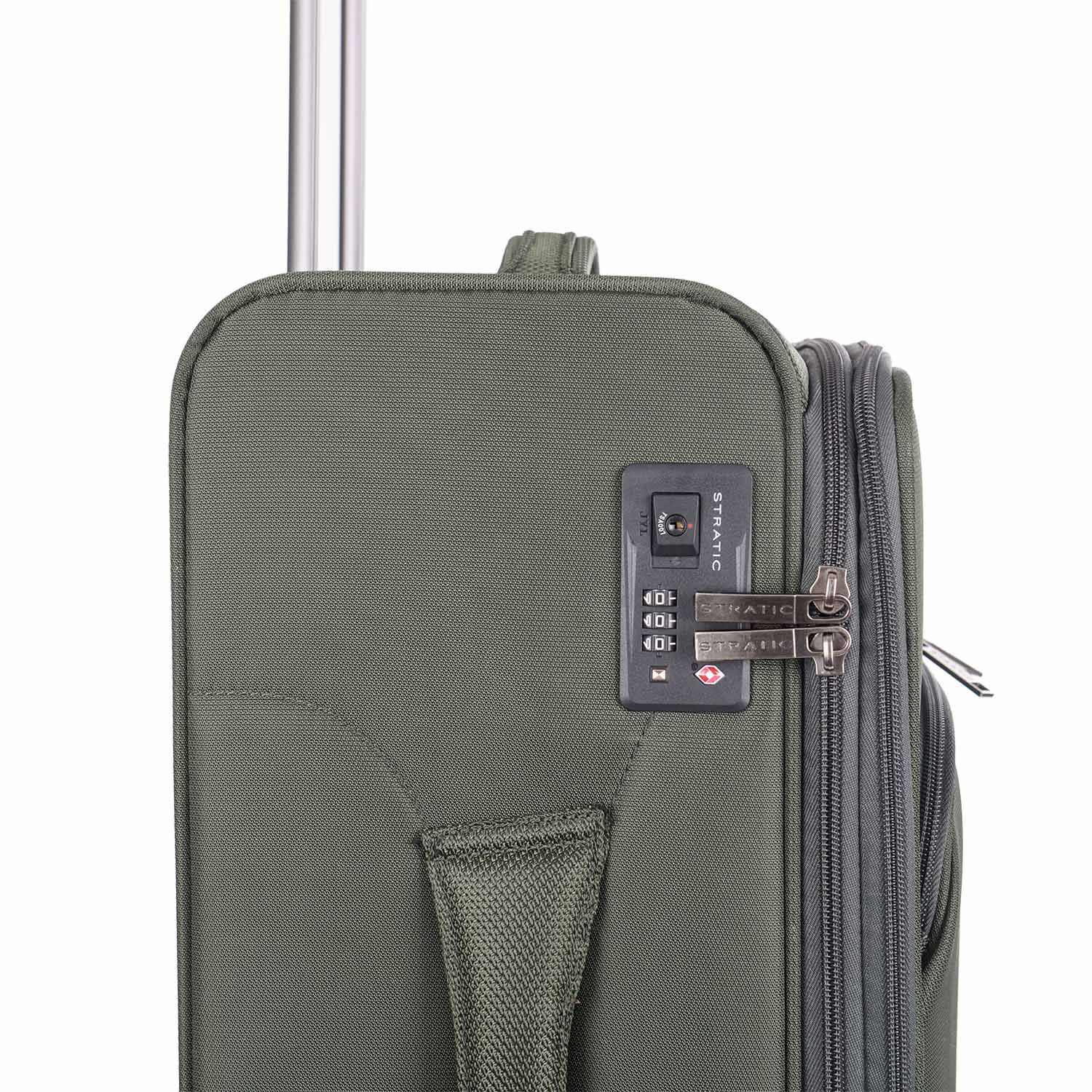 Stratic MIX Koffer M 4-Rollen, erweiterbar dark green