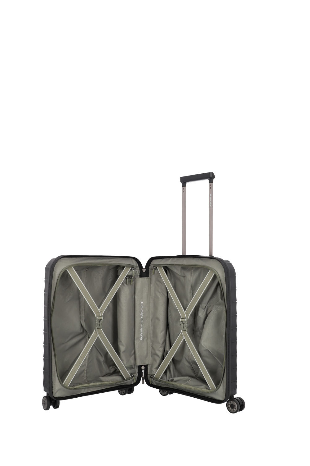 Travelite Mooby Trolley S, 4-Rollen Schwarz