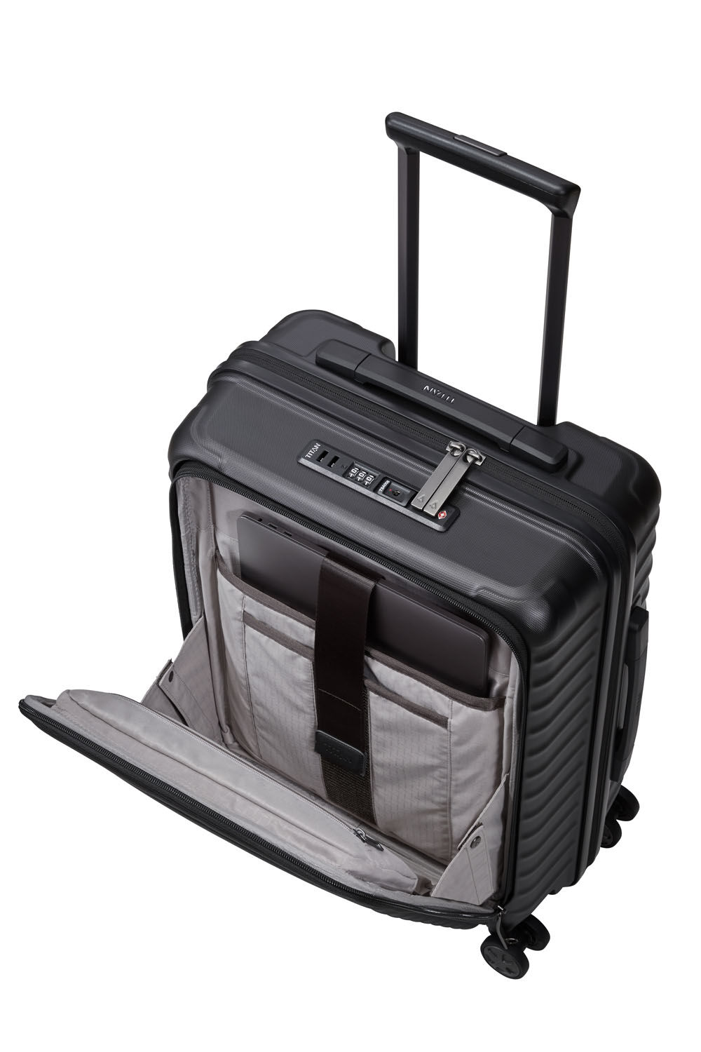 LTAA TITAN LITRON 4-Rollen Trolley S mit Vortasche