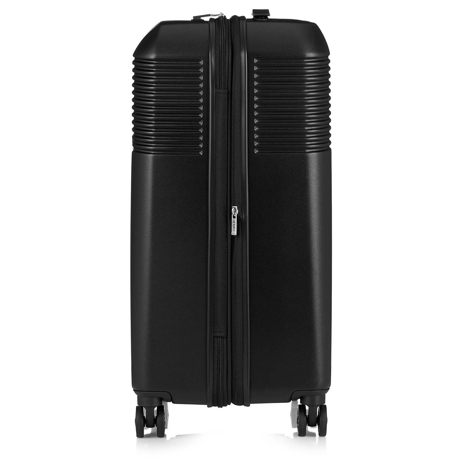 Hedgren Lineo Stripe M, 66cm Trolley erweiterbar Black