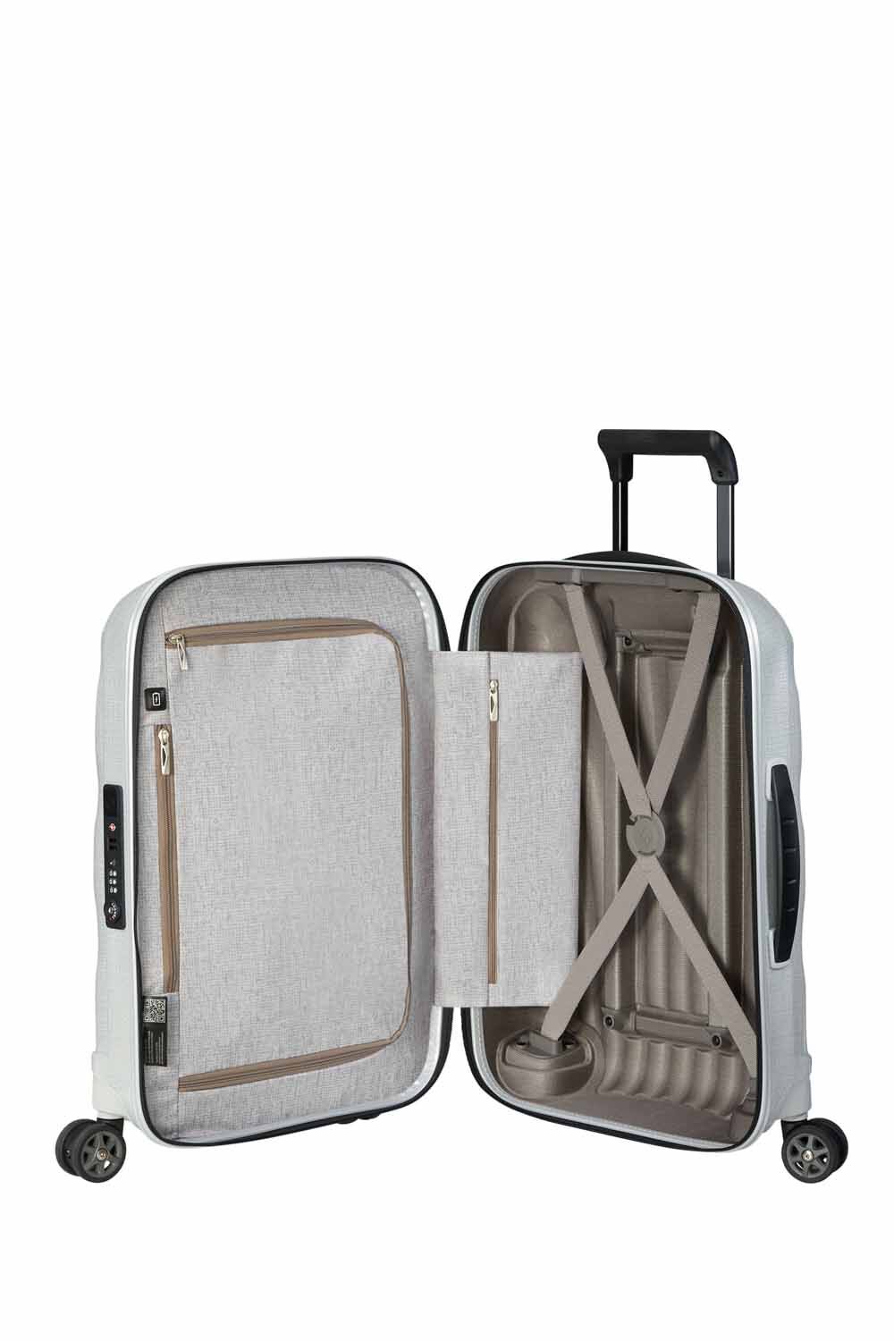 Samsonite C-Lite Trolley mit 4 Rollen 55cm + GRATIS HOTELGUTSCHEIN Off White Samsonite C-Lite Trolley mit 4 Rollen 55cm + GRATIS HOTELGUTSCHEIN Off White