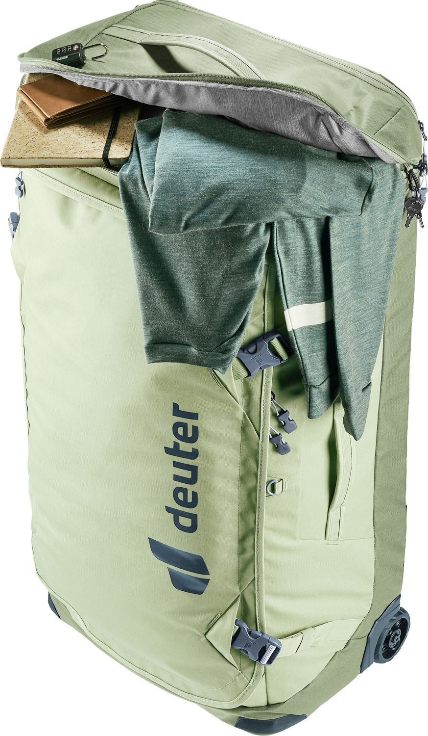 Deuter Duffel Pro Movo 90 Reisetasche auf Rollen Mineral-Grove Deuter Duffel Pro Movo 90 Reisetasche auf Rollen Mineral-Grove