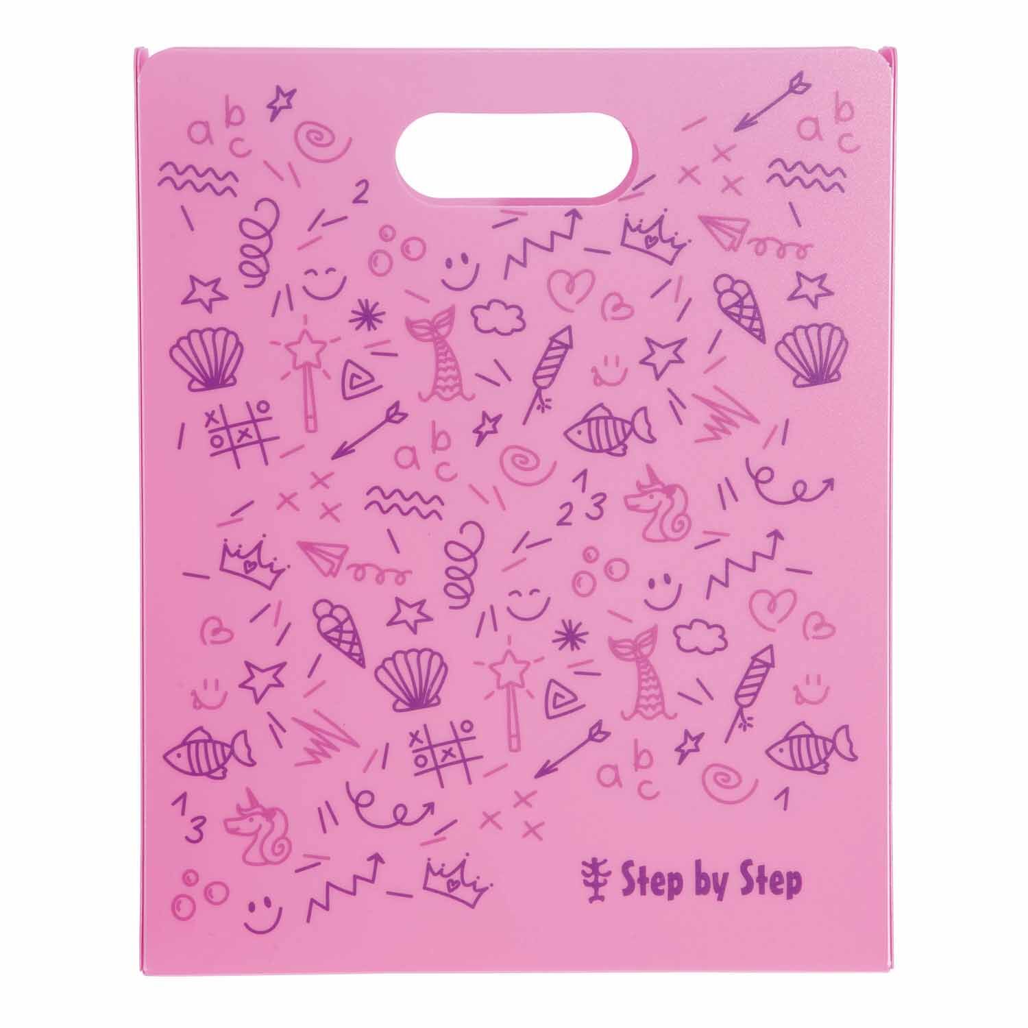 Step by Step Schulzubehör Heftbox mit Tragegriff Pink