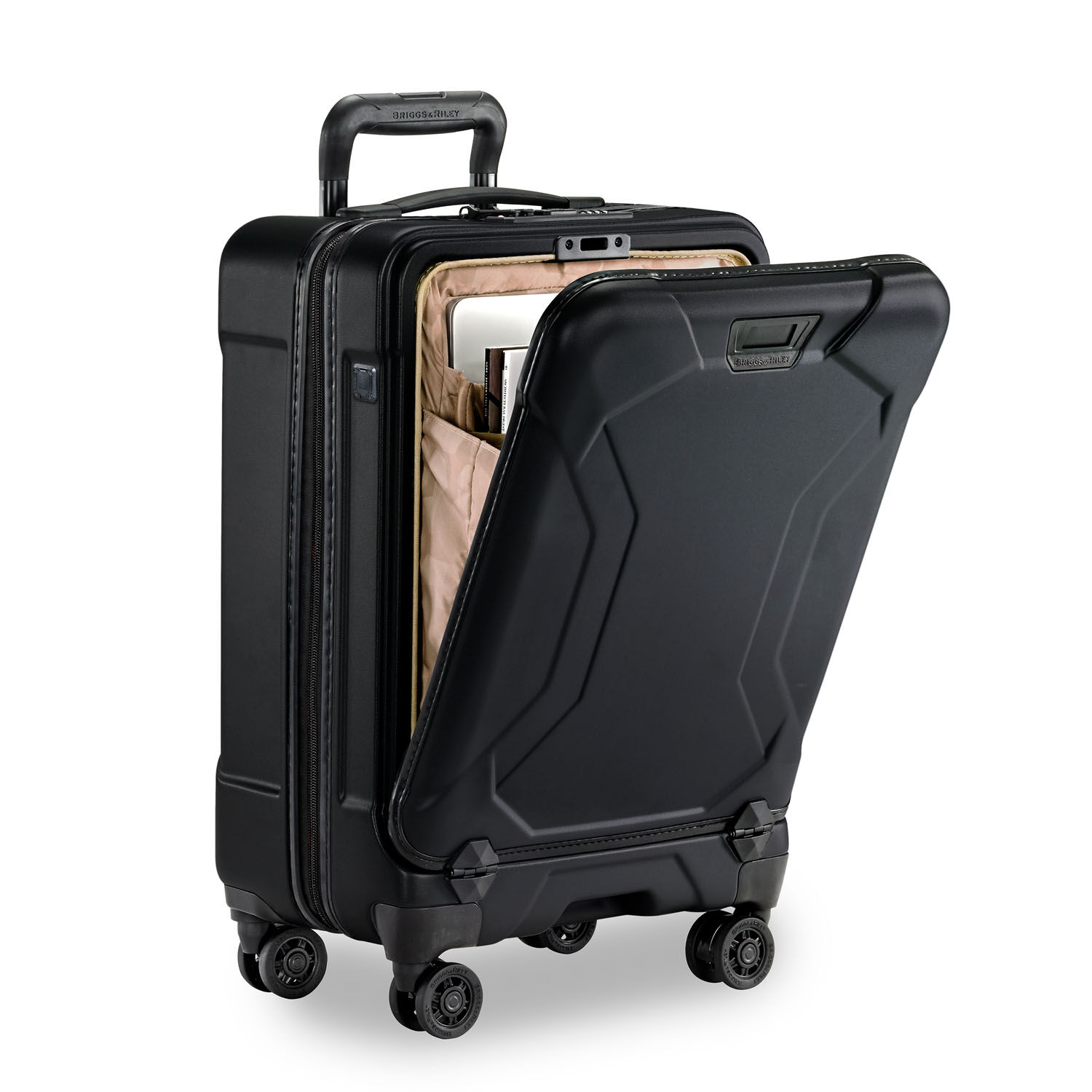 Briggs & Riley Torq Domestic Carry-On 4-Rollen-Trolley with Frontpocket Stealth Briggs & Riley Torq Domestic Carry-On 4-Rollen-Trolley with Frontpocket Stealth