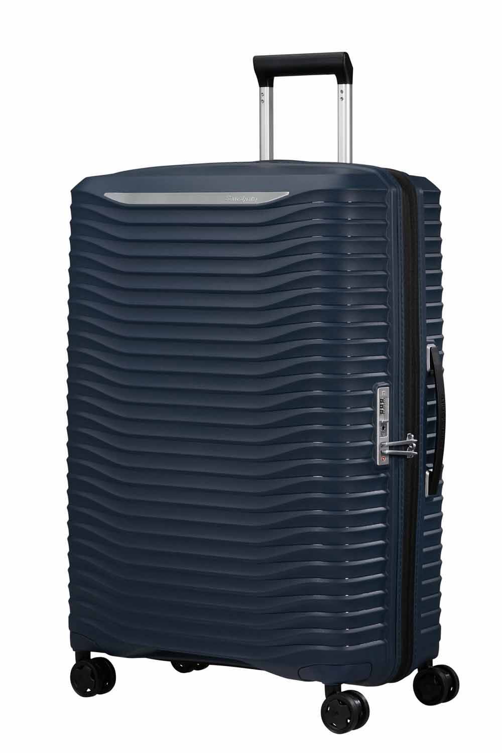 Samsonite Upscape Trolley mit 4 Rollen erweiterbar 75cm + GRATIS HOTELGUTSCHEIN Blue Nights