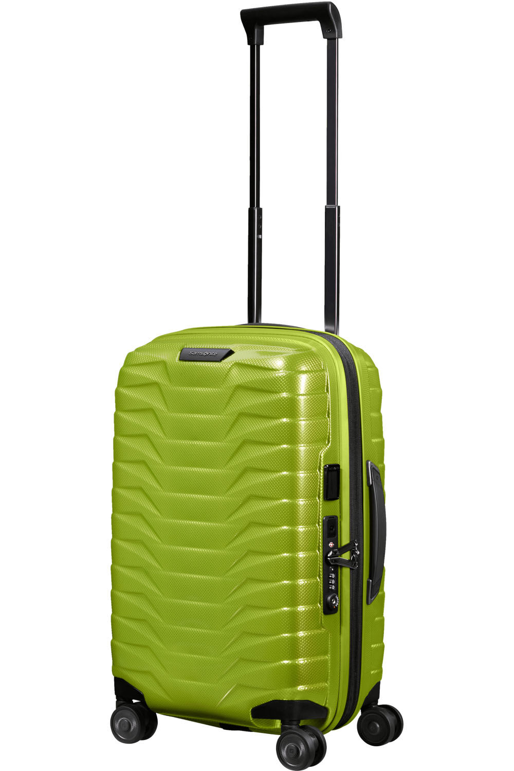 Samsonite Proxis Trolley mit 4 Rollen erweiterbar 55cm (23/26cm) + GRATIS HOTELGUTSCHEIN Lime Samsonite Proxis Trolley mit 4 Rollen erweiterbar 55cm (23/26cm) + GRATIS HOTELGUTSCHEIN Lime