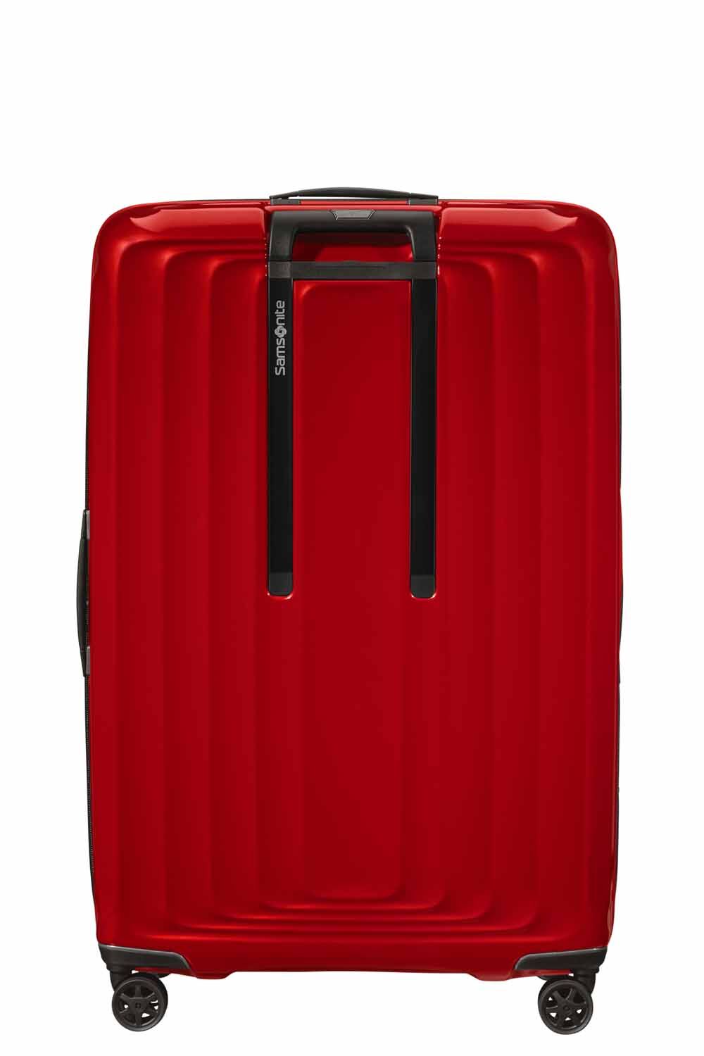 Samsonite Nuon Season Trolley mit 4 Rollen erweiterbar 81cm + GRATIS HOTELGUTSCHEIN Metallic Red