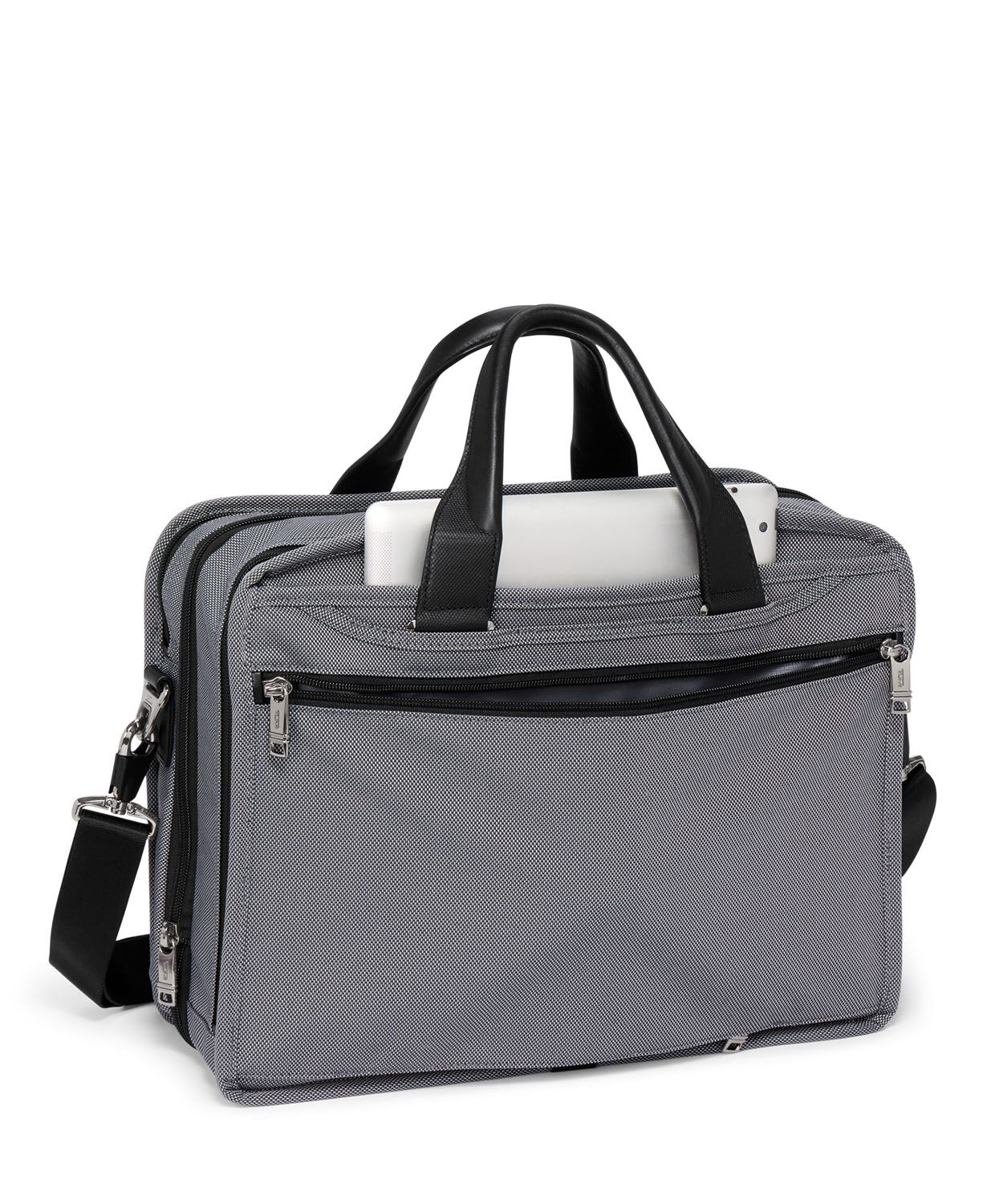 Tumi Alpha X Expandable Organizer Laptoptasche + GRATIS HOTELGUTSCHEIN Meteor Grey