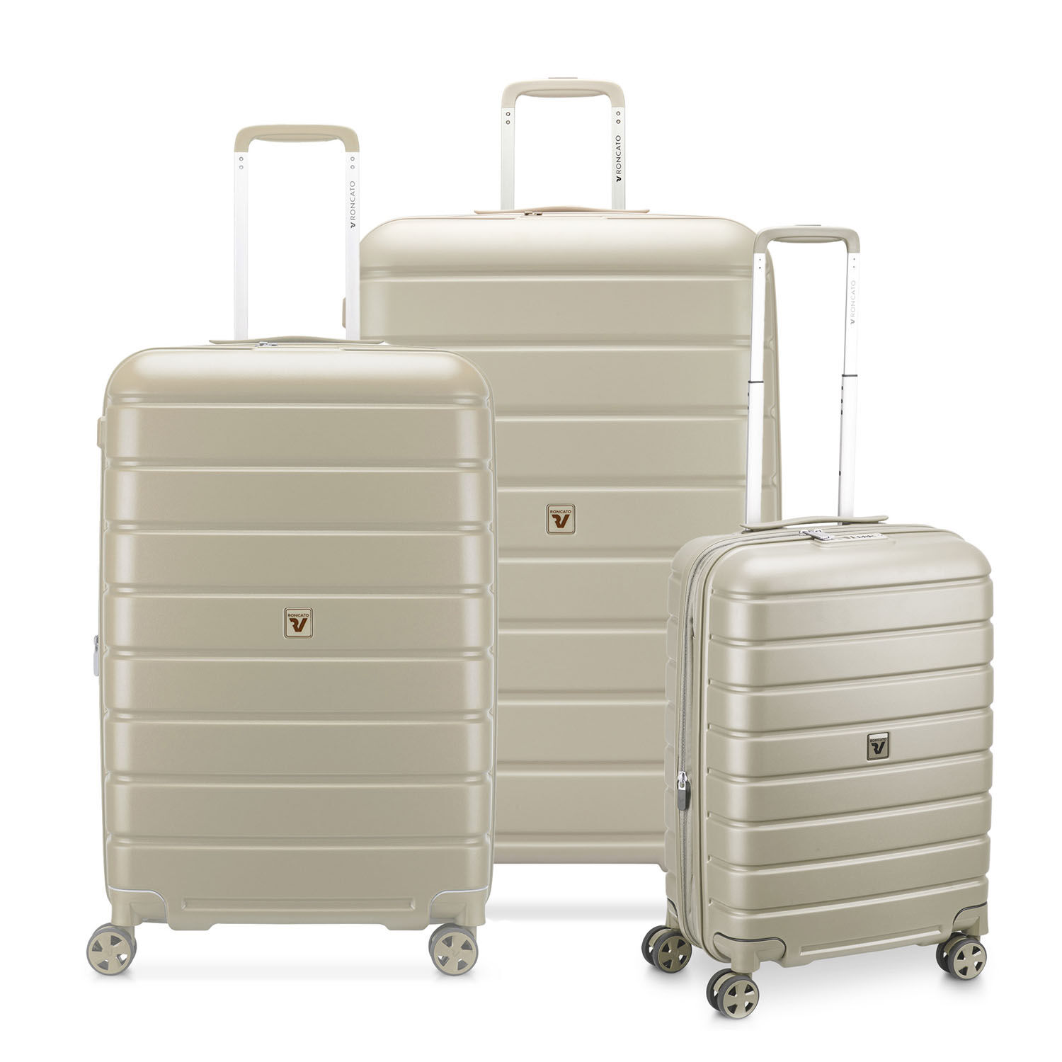Roncato ReLIFE 3-Set Spinner 4-Rollen G+M+C Sand