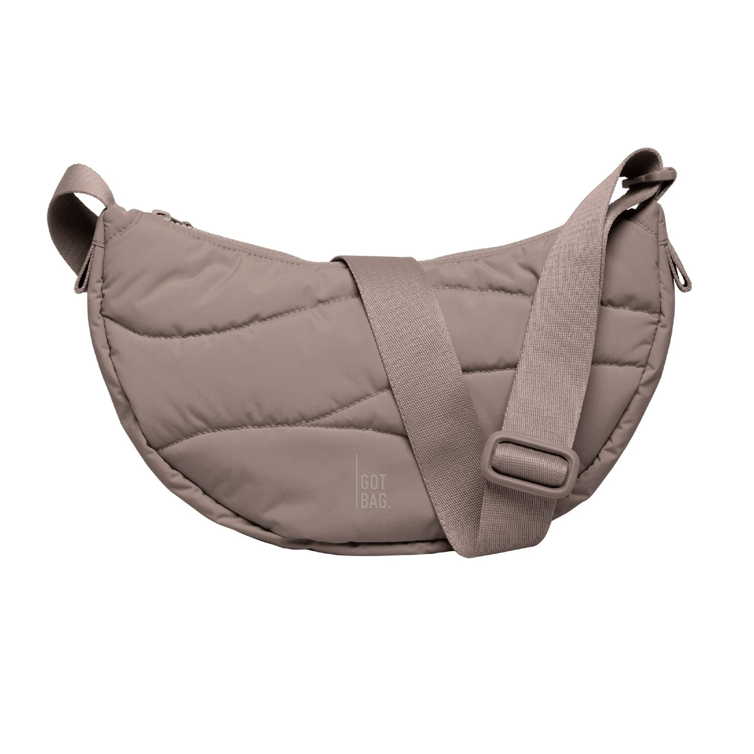 GOT BAG Wavy Puffer Moon Bag Small