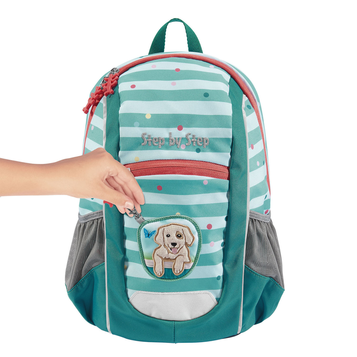 Step by Step Kinderrucksack KIGA MAXI Kindergartenrucksack-Set Dog Lucky