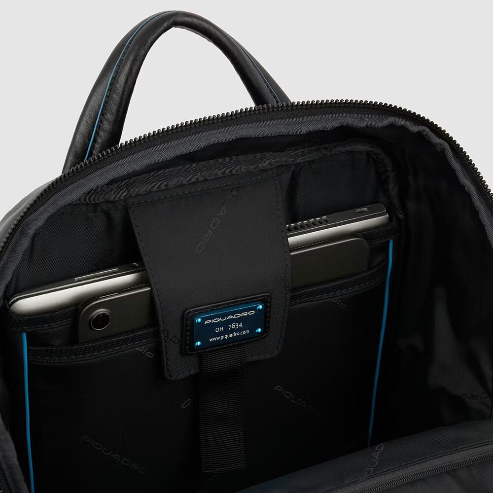 Piquadro Blue Square Revamp Laptop-Rucksack 14" mit iPad®Pro 12,9"-Fach Schwarz Piquadro Blue Square Revamp Laptop-Rucksack 14" mit iPad®Pro 12,9"-Fach Schwarz