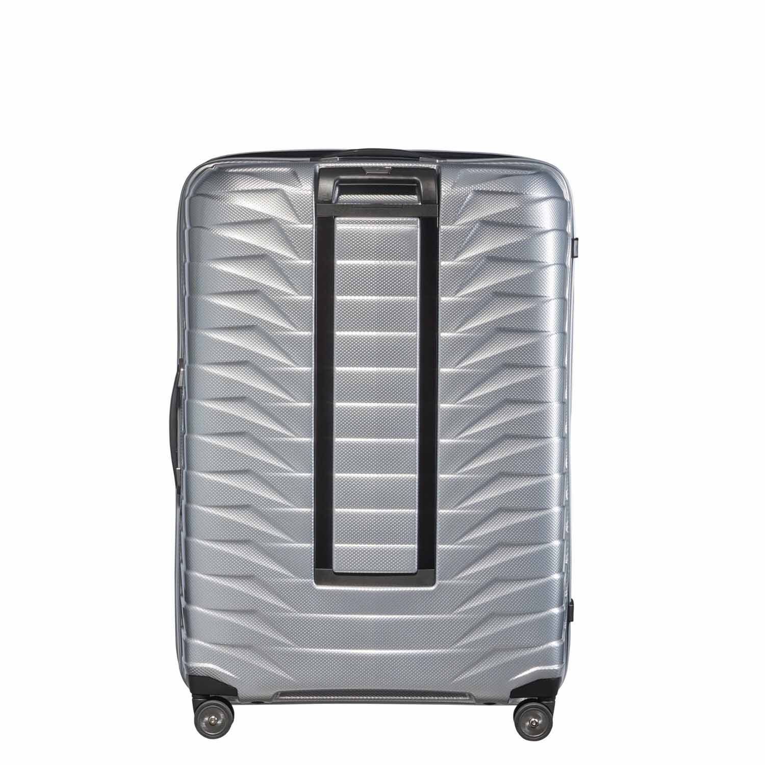 Samsonite Proxis Trolley mit 4 Rollen 81cm + GRATIS HOTELGUTSCHEIN Silber