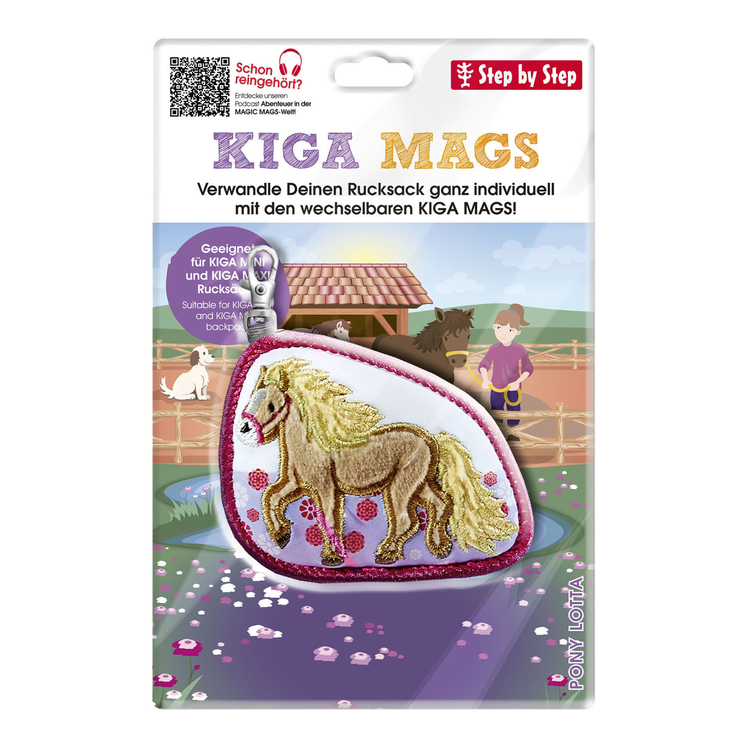 Step by Step Schulzubehör KIGA MAGS Pony Lotta