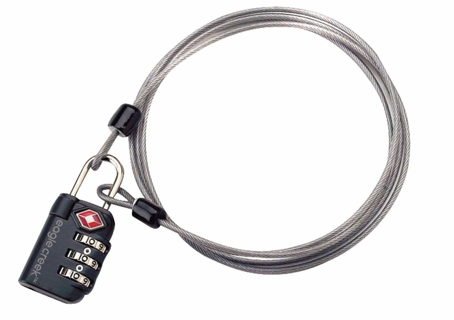 Eagle Creek Security 3-Dial TSA Lock Cable graphite EC041028013