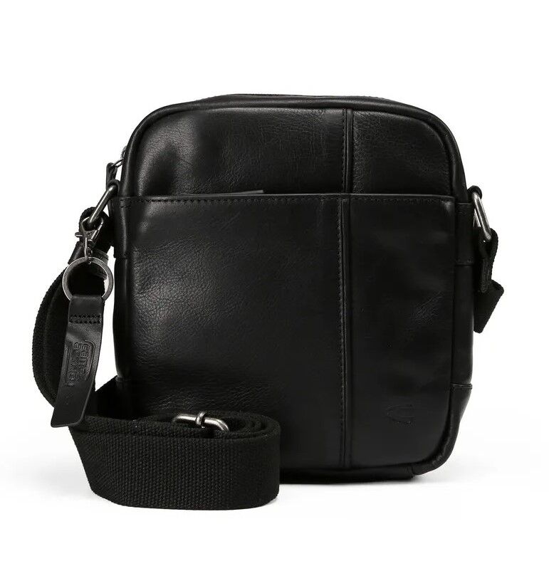 Camel Active PINE Cross Bag, kleine Umhängetasche aus Leder 