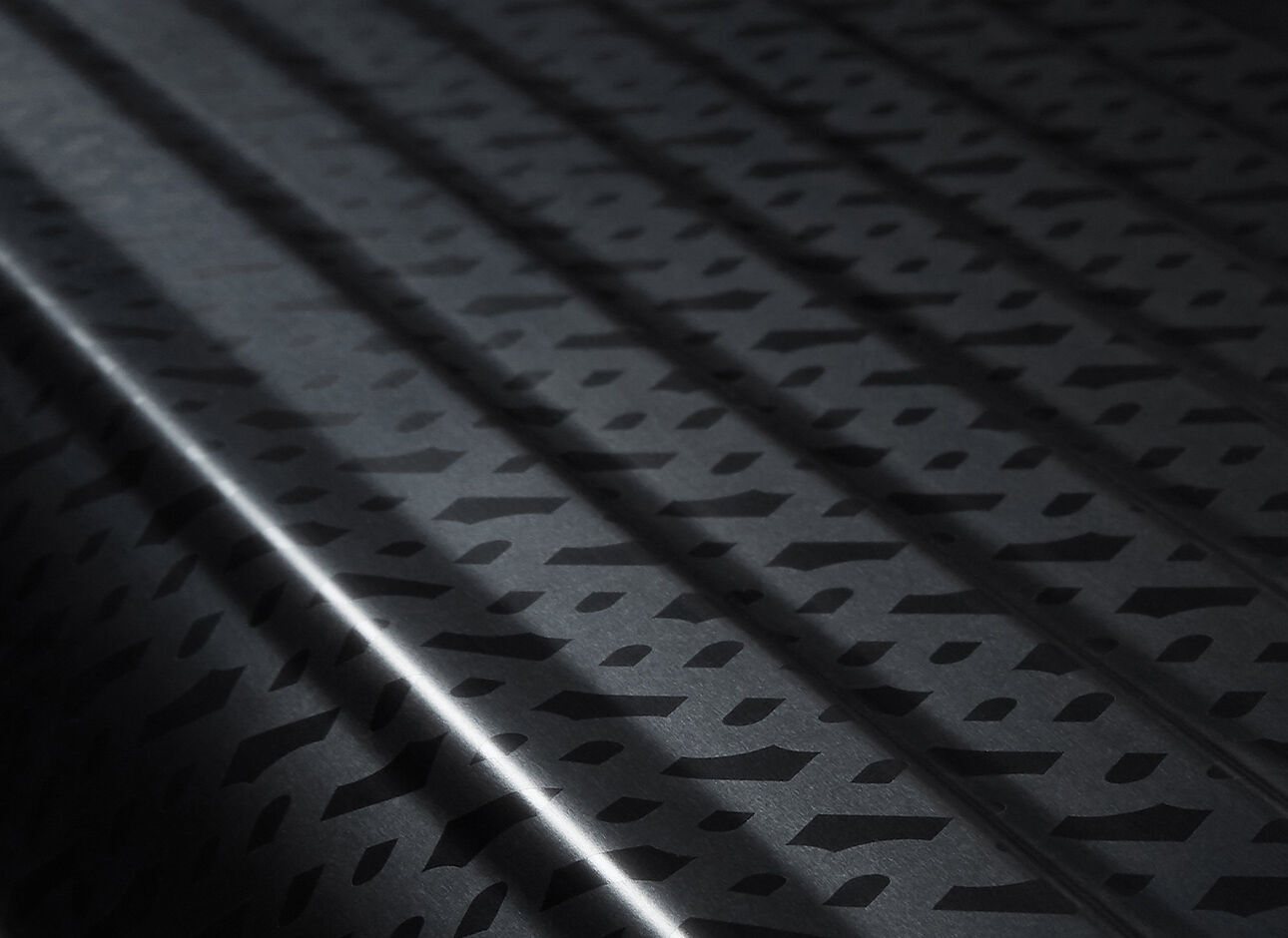 Samsonite BOSS Trolley mit 4 Rollen 55cm Graphite Monogram