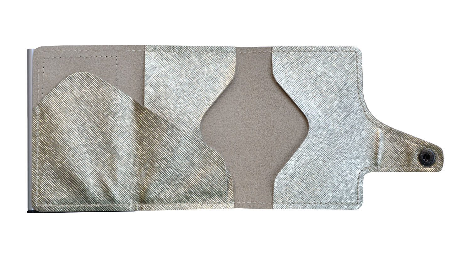 Tru Virtu Click & Slide Wallet *Premium Edition* Saffiano Whitegold Tru Virtu Click & Slide Wallet *Premium Edition* Saffiano Whitegold