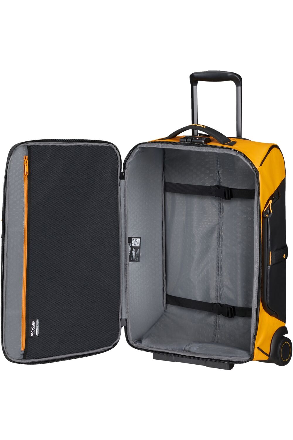 Samsonite Ecodiver Reisetasche mit Rollen 55cm + GRATIS HOTELGUTSCHEIN Gelb