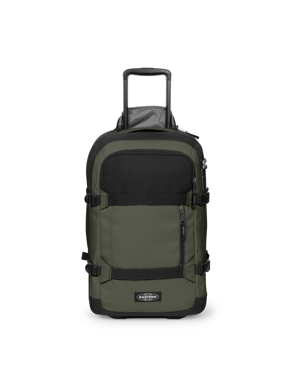 Eastpak Transit'R PRO Coated Reisetrolley S mit 2 Skater-Rollen, Authentic Original Khaki