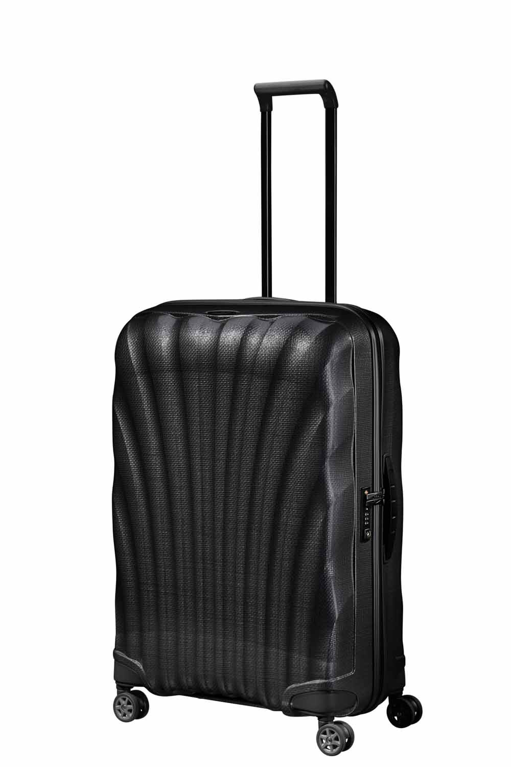 Samsonite C-Lite Trolley mit 4 Rollen 75cm + GRATIS HOTELGUTSCHEIN Black