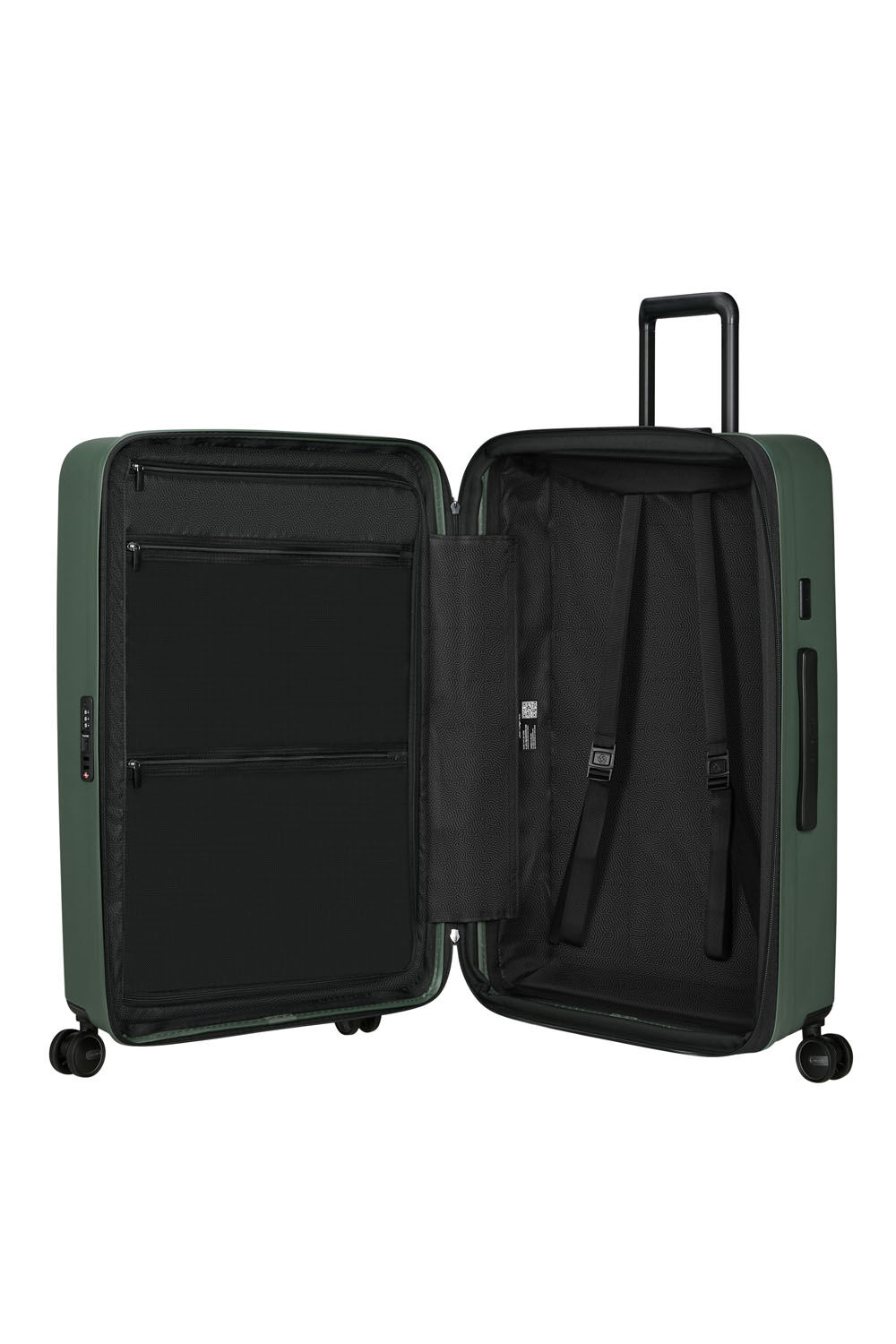 Samsonite Restackd Trolley mit 4 Rollen erweiterbar 75cm + GRATIS HOTELGUTSCHEIN Sage