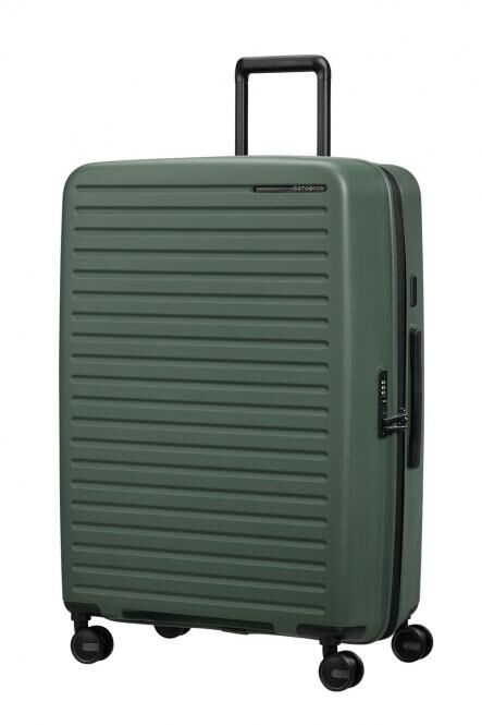 Samsonite Restackd Trolley mit 4 Rollen erweiterbar 75cm + GRATIS HOTELGUTSCHEIN Sage