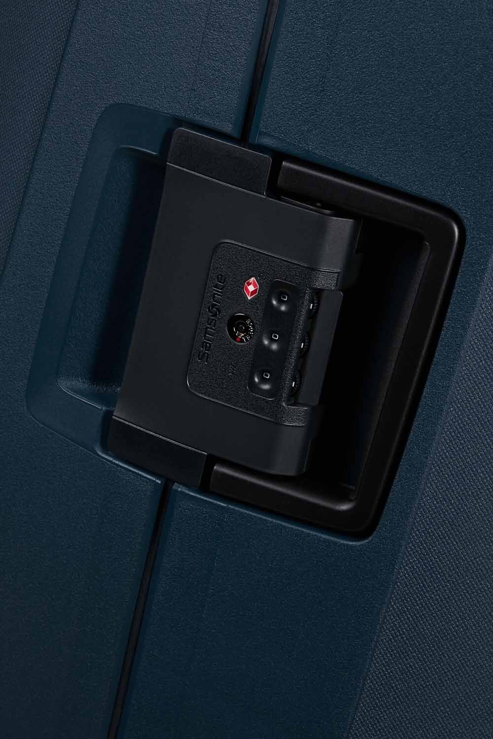 Samsonite Essens Trolley mit 4 Rollen 69cm + GRATIS HOTELGUTSCHEIN Midnight Blue