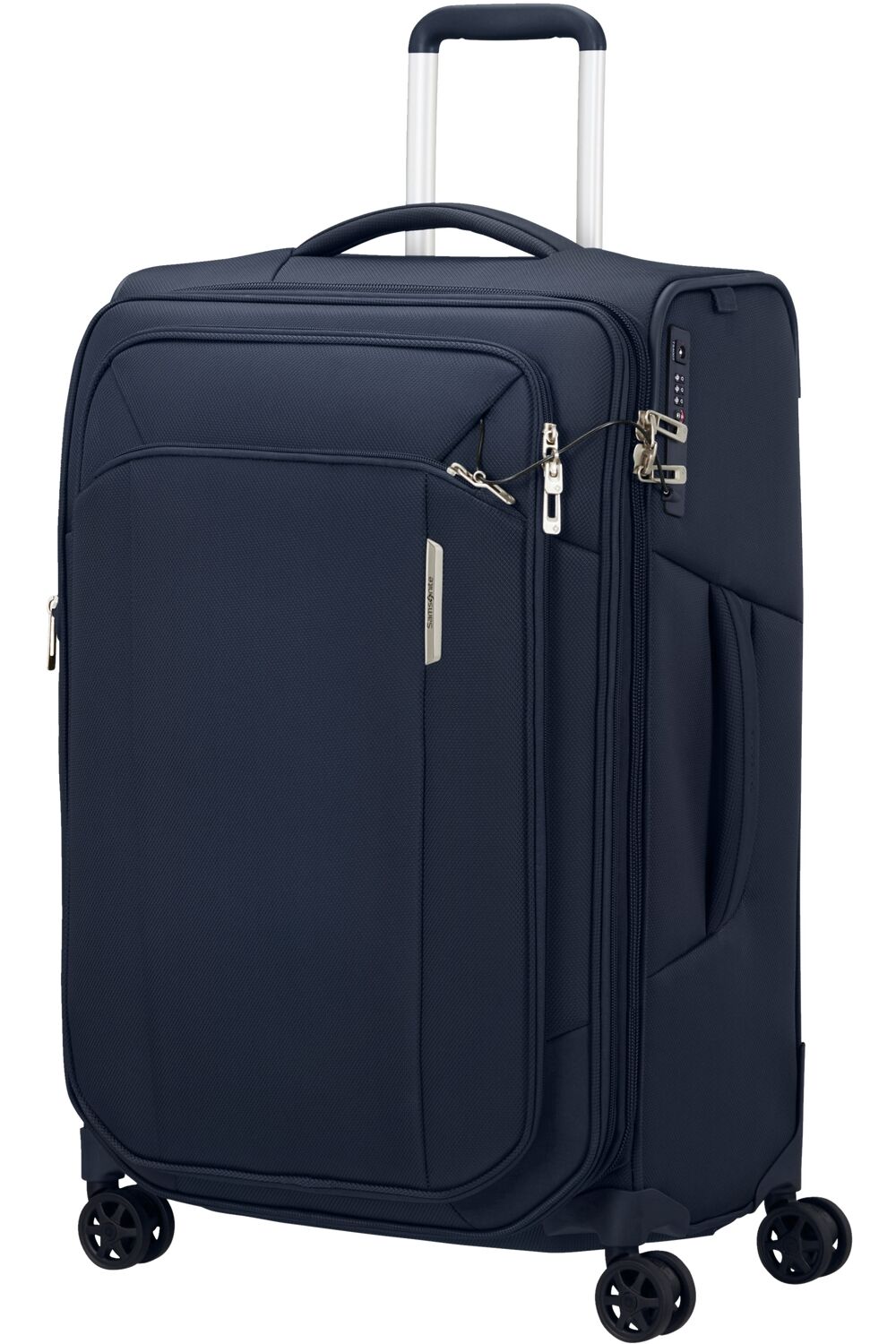 Samsonite Respark Trolley mit 4 Rollen erweiterbar 67cm + GRATIS HOTELGUTSCHEIN Midnight Blue
