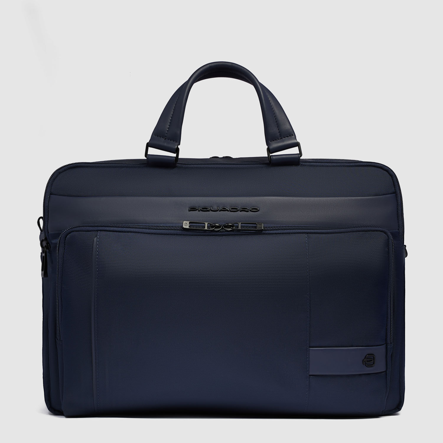 Piquadro W129 Leder-Laptoptasche 15,6" Blau