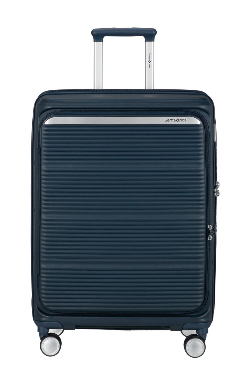 Samsonite Paralux Trolley mit 4 Rollen, erweiterbar, M, midnight navy