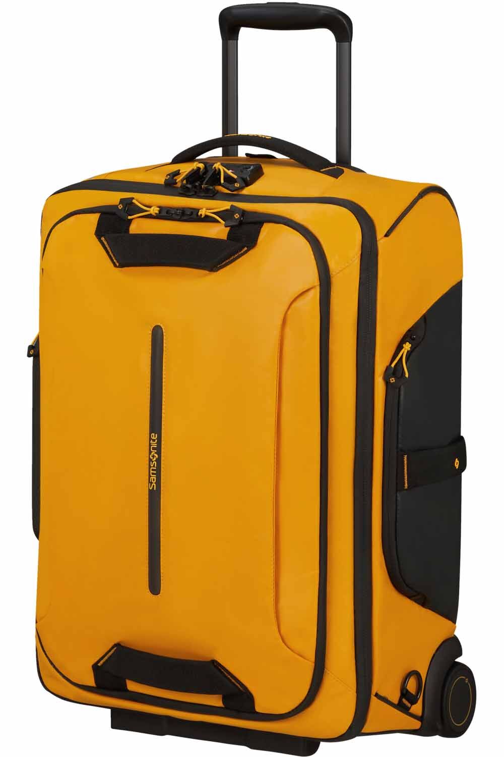 Samsonite Ecodiver Reisetasche/Rucksack mit Rollen 55cm + GRATIS HOTELGUTSCHEIN Gelb