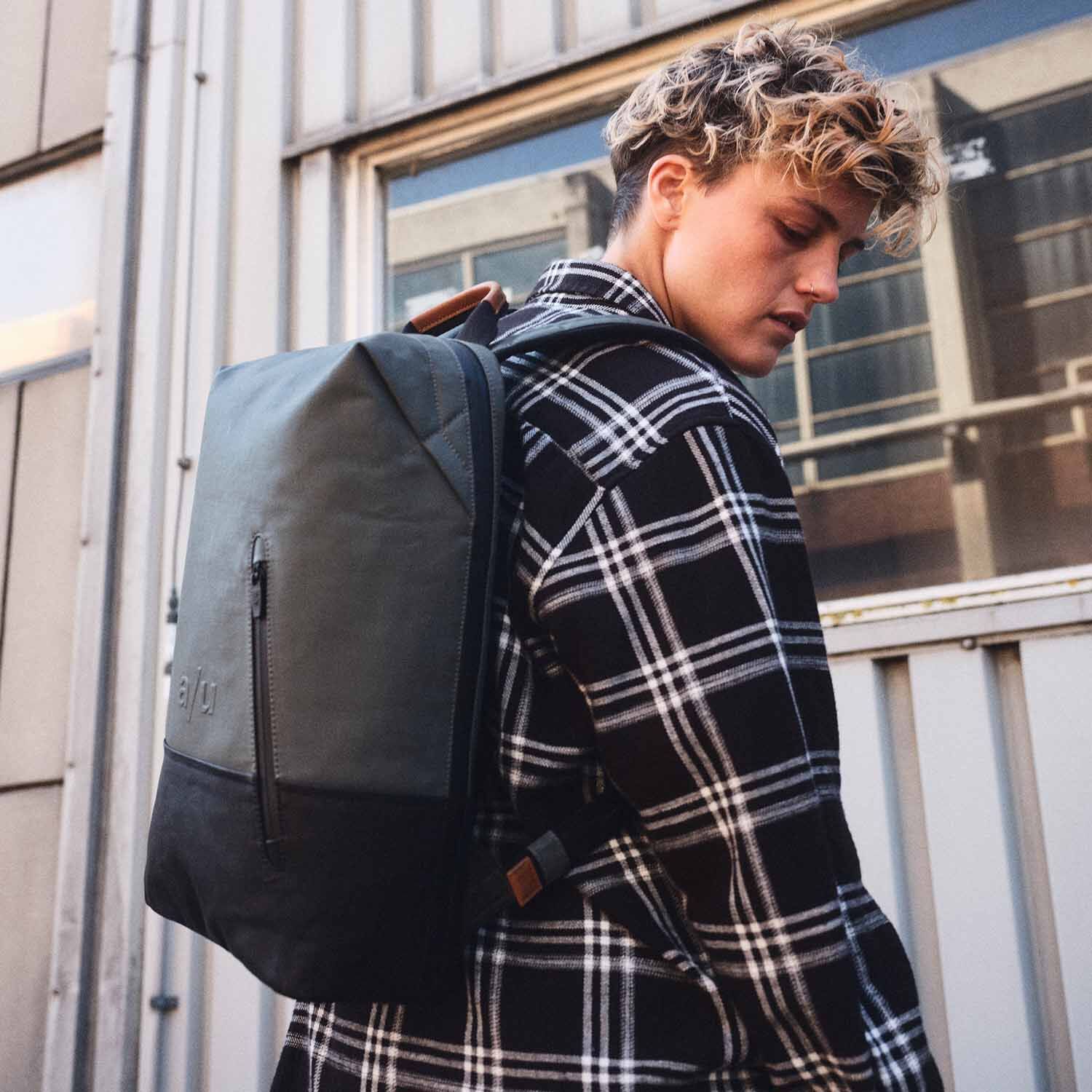 aunts & uncles Japan Hamamatsu Rucksack mit 13" Notebookfach gravity grey