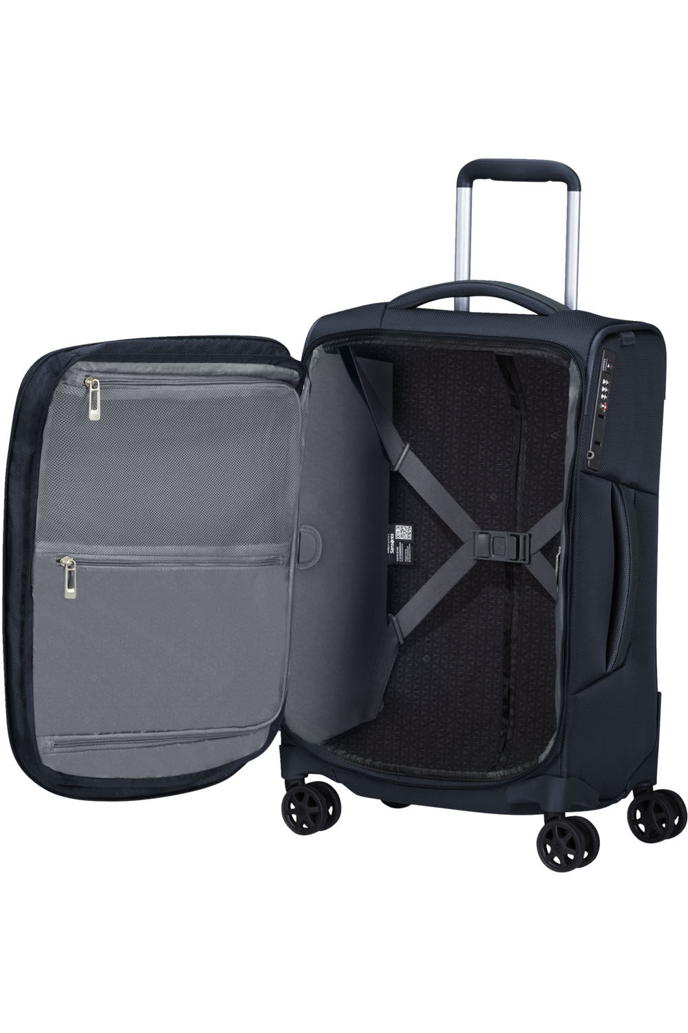 Samsonite Respark Trolley mit 4 Rollen erweiterbar 55cm + GRATIS HOTELGUTSCHEIN Midnight Blue Samsonite Respark Trolley mit 4 Rollen erweiterbar 55cm + GRATIS HOTELGUTSCHEIN Midnight Blue