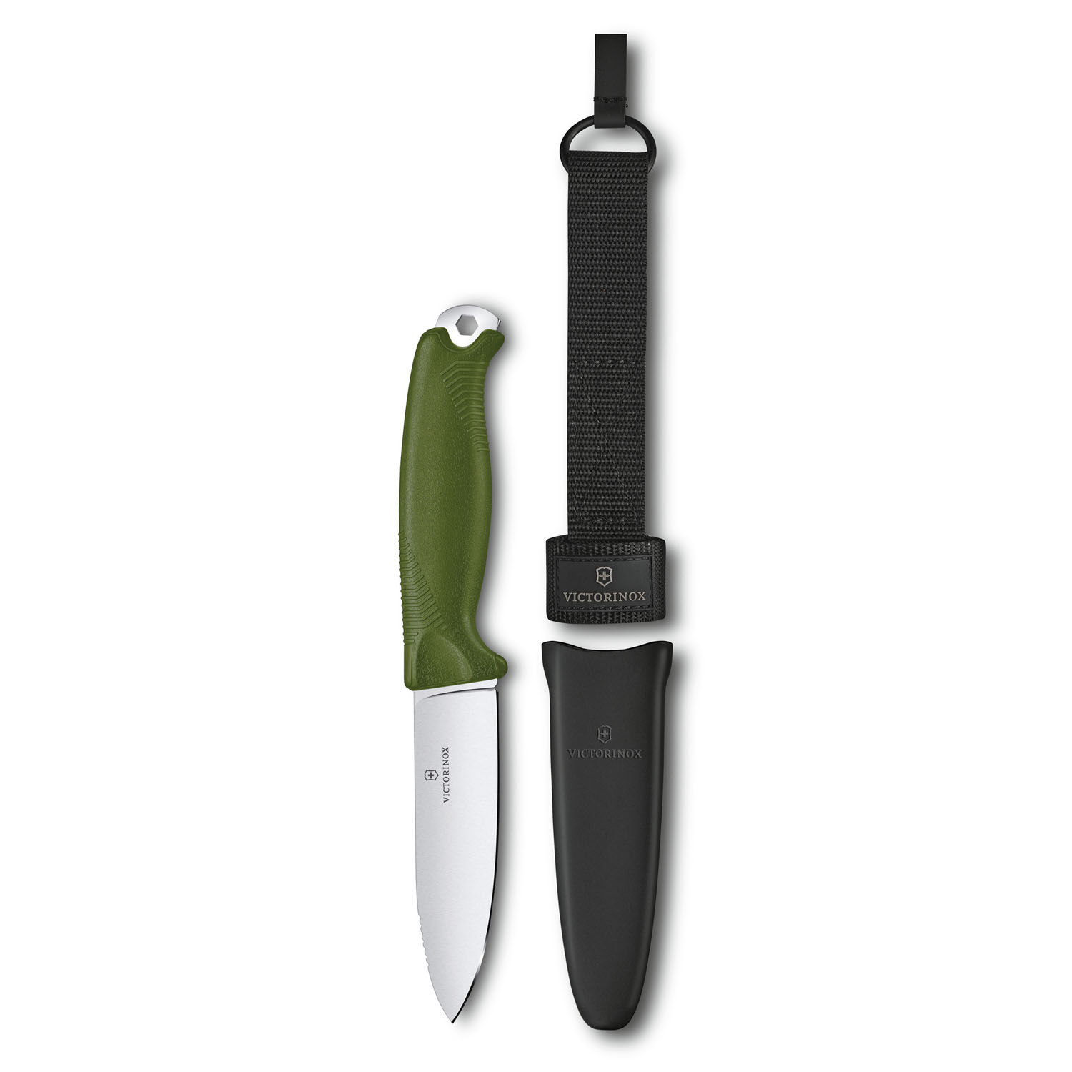 Victorinox Venture Messer mit feststehender Klinge Olive