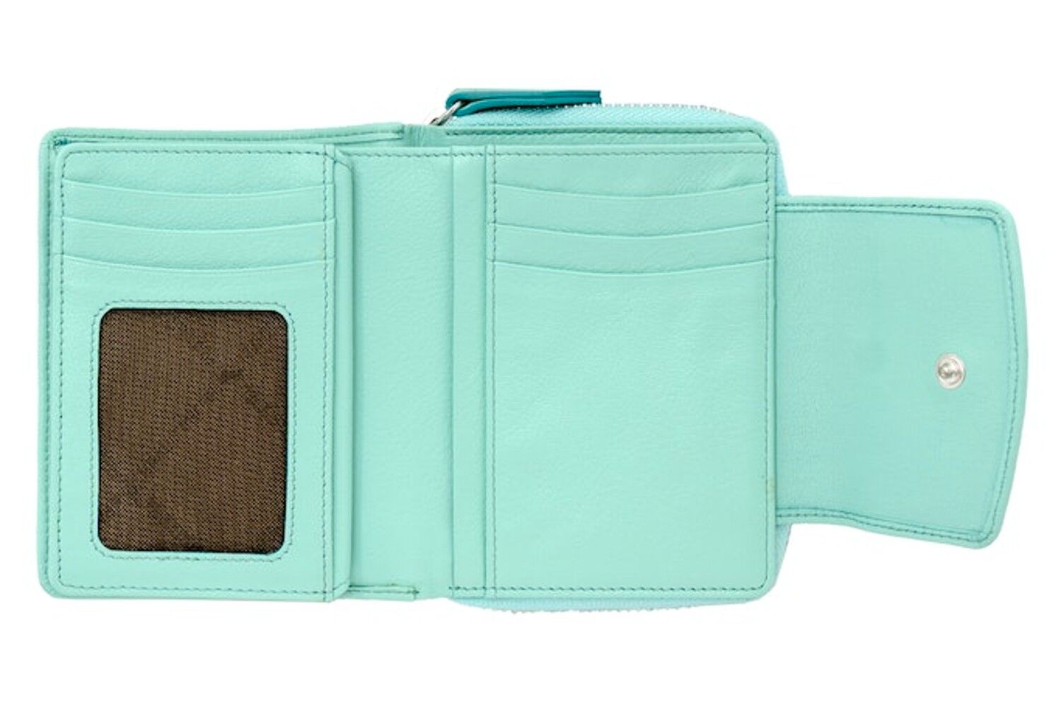 Braun Büffel JOY RFID RV-Geldbörse M 8CS aquamarin