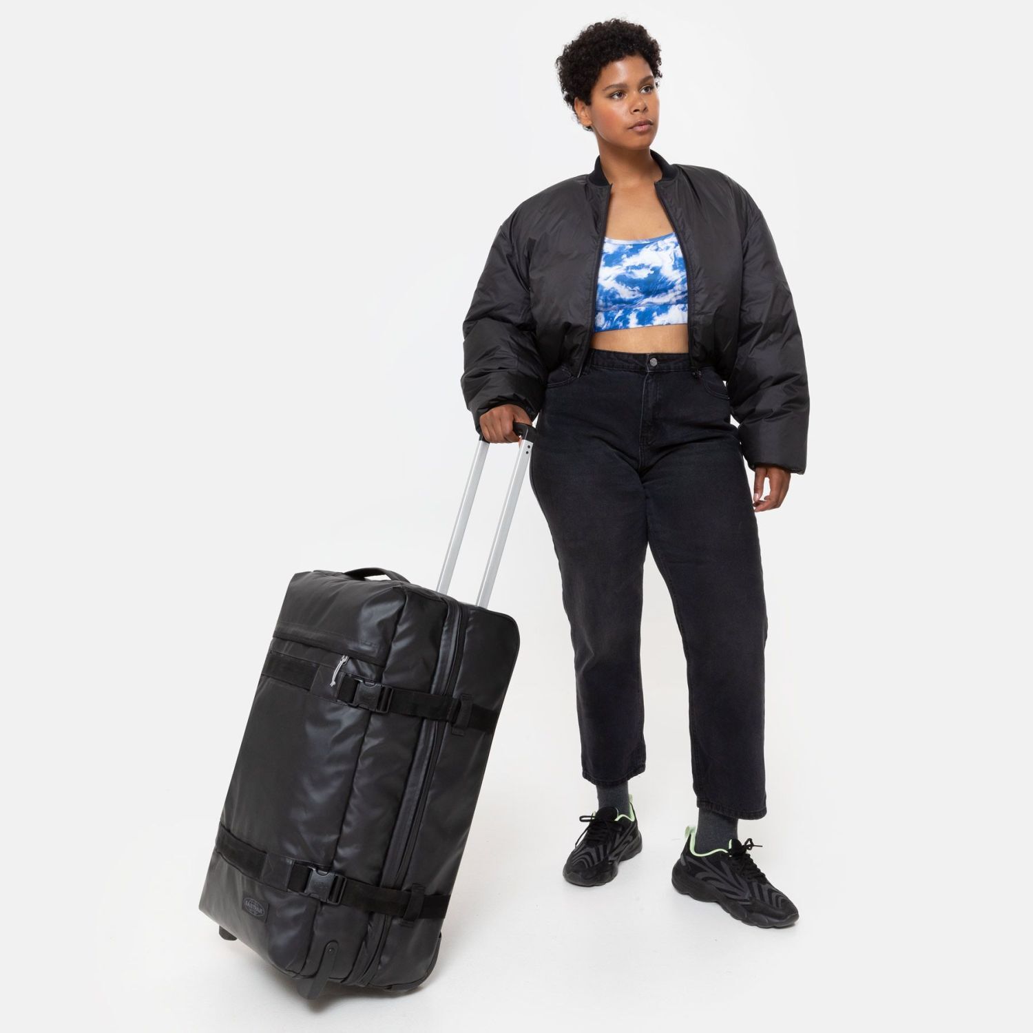 Eastpak Transit'R Reisetrolley M mit 2 Rollen Tarp Black