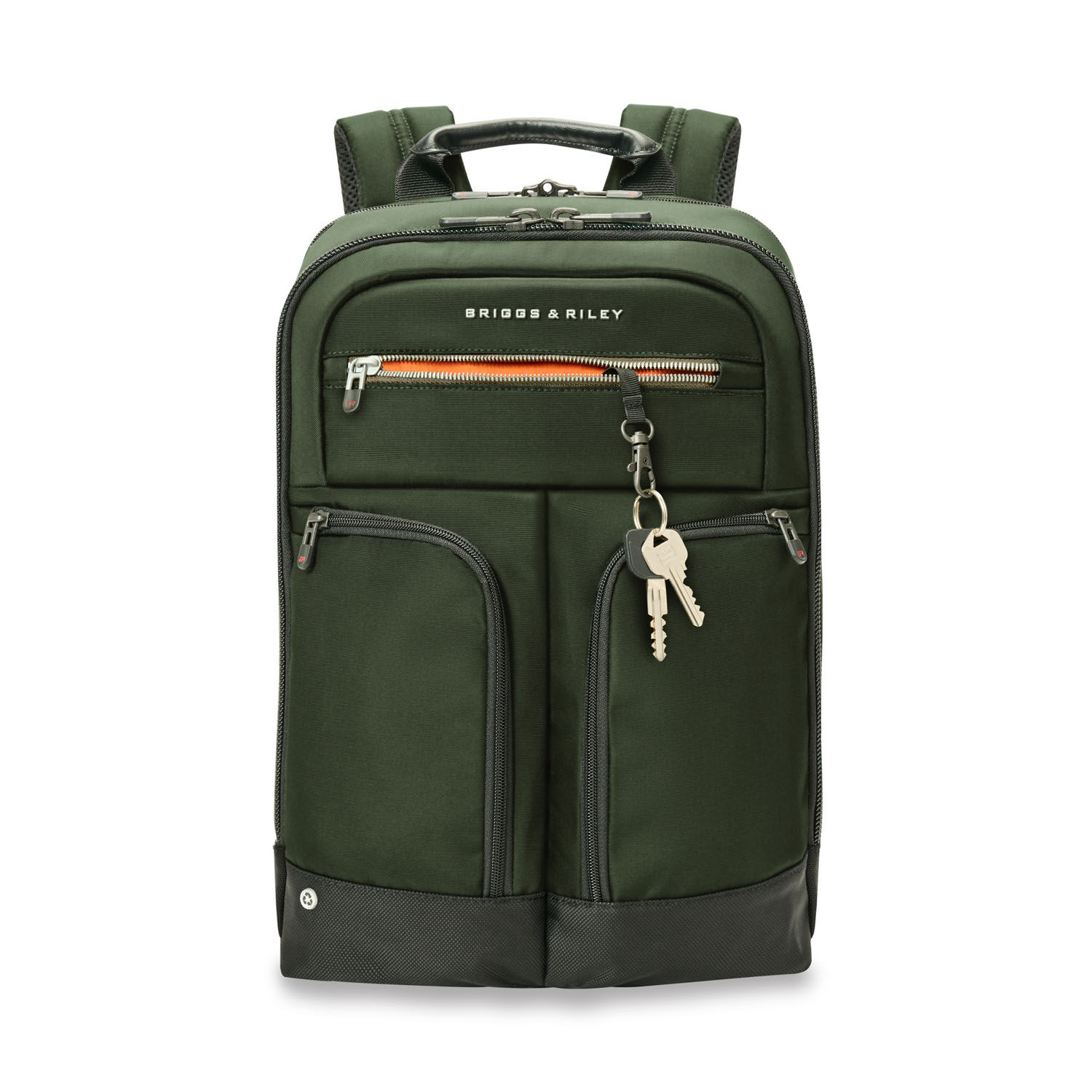 Briggs & Riley HTA Slim Expandable Backpack Forest