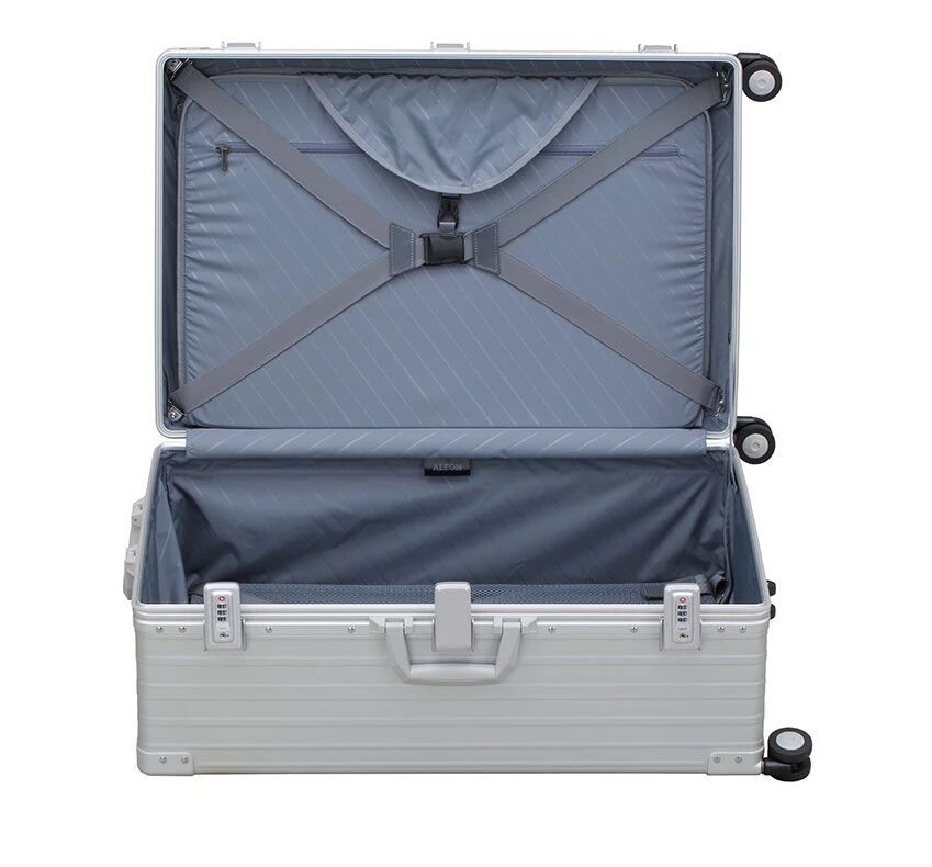 Aleon Traveler Suiter Macro 30",  mit Kleidersack Platin - Silber