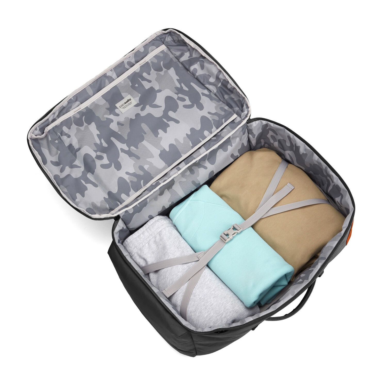 pacsafe GO Anti-Theft 44L Carry-on Backpack Jet Black pacsafe GO Anti-Theft 44L Carry-on Backpack Jet Black