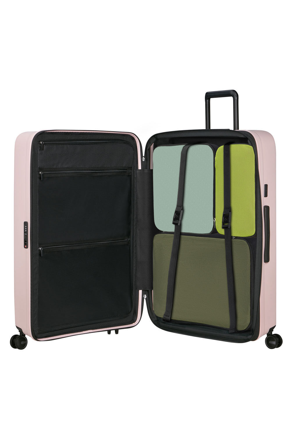 Samsonite Restackd Trolley mit 4 Rollen erweiterbar 81cm + GRATIS HOTELGUTSCHEIN Rose