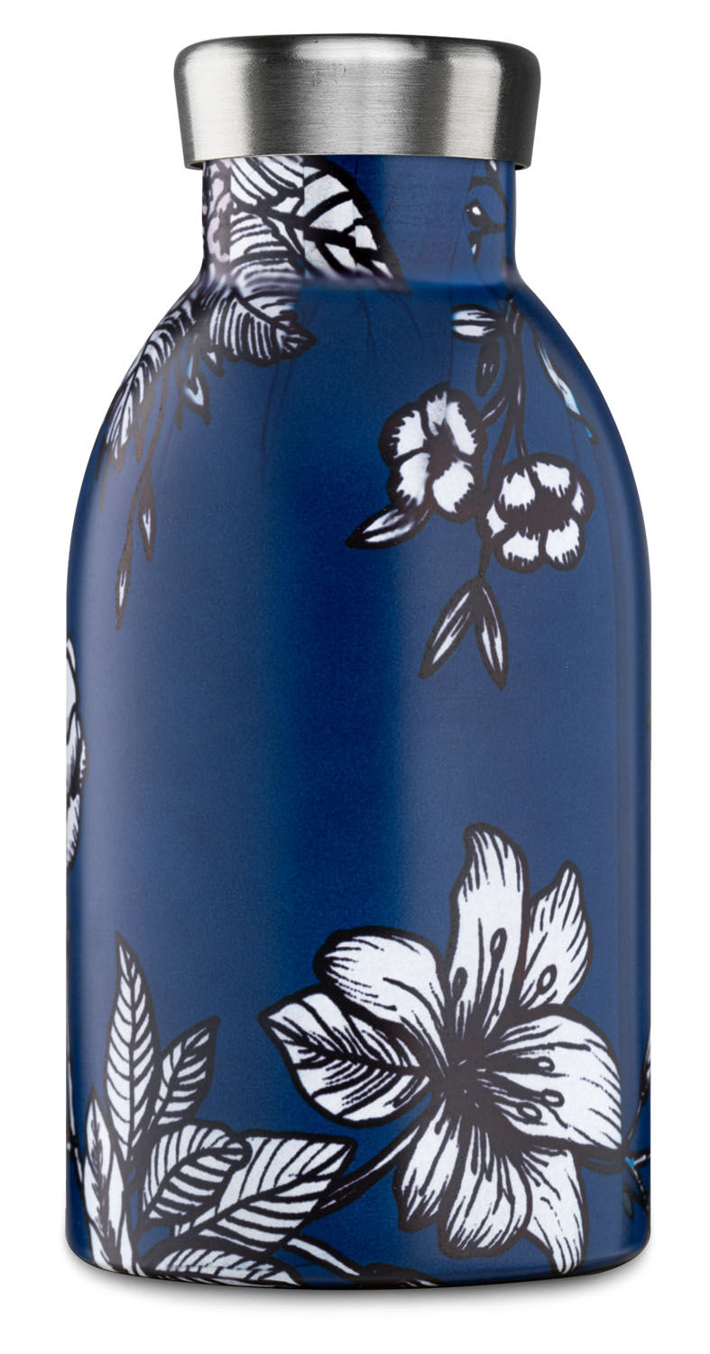 24Bottles® Clima Bottle Floral 330ml Silent Purity